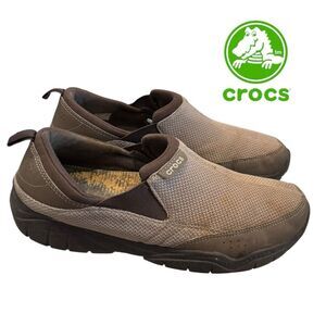 CROCS | Shoes | Crocs Brown Loafers Slipons With Durable  display picture 2